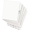 image:imageAvery Unpunched Legal Exhibit Dividers Avery Style Helvetica Bold Type Letter Size Individual Side Tab 7 25 Total 11917