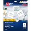 image:imageAvery Clean Edge Printable Business Cards Sure Feed Technology 2 x 35 Glossy White 200 Blank Cards for Inkjet Printers 8859180 cards