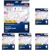 image:imageAvery Clean Edge Printable Business Cards Sure Feed Technology 2 x 35 Glossy White 200 Blank Cards for Inkjet Printers 8859200 cards Pack of 5