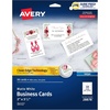 image:imageAvery Clean Edge Printable Business Cards Sure Feed Technology 2 x 35 Glossy White 200 Blank Cards for Inkjet Printers 885990 cards Pack of 5