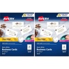 image:imageAvery Clean Edge Printable Business Cards Sure Feed Technology 2 x 35 White 1000 Blank Cards for Laser Printers 5874Clean Edge