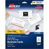 image:imageAvery Clean Edge Printable Business Cards with Sure Feed Technology 2 x 35 White 160 Blank Cards for Inkjet Printers 8869160 Cards