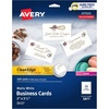 image:imageAvery Clean Edge Printable Business Cards with Sure Feed Technology 2 x 35 White 200 Blank Cards for Laser Printers 58710