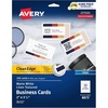 image:imageAvery Clean Edge Printable Business Cards with Sure Feed Technology 2 x 35 White Linen Textured 200 Blank Cards for Inkjet Printers 08873One Size
