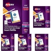 image:imageAvery Customizable Name Badges 6 x 425 LaserInkjet Printable Inserts Including Tickets 25 Vertical Name Tag Holders Includes Lanyards 8520500