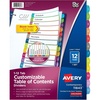 image:imageAvery Dividers for 3 Ring Binders 12 Tabs per Set Customizable Table of Contents Multicolor Arched Tabs Great for Organizing Reports Projects and More 24 Sets of 118431 Set