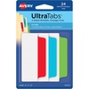 image:imageAvery Filing Ultra Tabs 3 x 15 2Side Writable RedBlueGreen 24 Repositionable File Tabs 74775Assorted