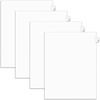 image:imageAvery Individual Legal Exhibit Dividers Avery Style 2 Side Tab 85 x 11 inches Pack of 25 119124 Sets