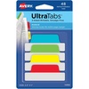 image:imageAvery Margin Ultra Tabs 25 x 1 2Side Writable Assorted Colors 48 Repositionable Page Tabs 74866