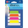image:imageAvery Margin Ultra Tabs 25 x 1 2Side Writable Assorted Neon Colors 48 Repositionable Page Tabs 74865