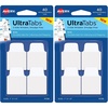 image:imageAvery Mini Ultra Tabs 1 x 15 2Side Writable White 40 Repositionable Tabs 7478840 Count Pack of 2