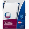 image:imageAvery Premium Collated Legal Exhibit Binder Dividers with Tabs 125 and Table of Contents 85 x 11 Inches Binder Divider with Tabs Avery Style 11370One Size Pack of 12