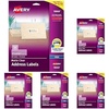 image:imageAvery Printable Address Labels with Sure Feed 1 x 258 Matte Clear 300 Blank Mailing Labels 18660One Size Pack of 5