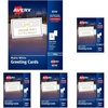 image:imageAvery Printable HalfFold Greeting Cards Envelopes Included 55 x 85 Matte White Inkjet Printer Compatible 30 Blank Cards Total Great for Product Branding Marketing and More 831630 cards Pack of 5