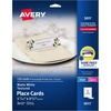 image:imageAvery Printable Place Cards Sure Feed Technology 1716 x 334 Matte White Laser amp Inkjet Compatible 150 Blank Tent Cards Total 50111716 x 334  150 Cards
