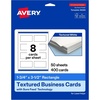 image:imageAvery Printable Rectangle Business Cards Sure Feed Technology 175 x 35 Textured Matte White PrintToTheEdge Capability Laser amp Inkjet Compatible 200 Total400 Cards
