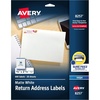 image:imageAvery Printable Return Address Labels 075 x 225 Matte White Sure Feed Technology Inkjet Printer Compatible 600 Blank Labels Great for Mailing Branding School Supplies and More 8257Pack of 600