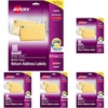 image:imageAvery Printable Return Address Labels Sure Feed Technology 23 x 134 Matte Clear 600 Blank Mailing Labels 1569523 in X 134 in Pack of 5