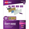 image:imageAvery Reusable Magnetic Professional Name Badge System 1 x 3 Gold Name Tags 50 Identification Badges 120 Laser Printable Inserts Design Software Included 71207Laser