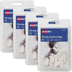 image:imageAvery Jewelry Tags 08125 x 0375 Inches Pack of 100 6731400 tags