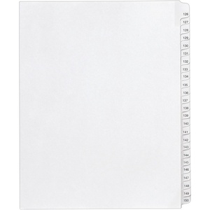 image:imageAvery Legal Dividers Allstate Collated Sets Letter Size Side Tab 126150 Tab Set 01706