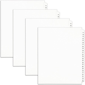 image:imageAvery Legal Dividers Standard Collated Sets Letter Size Side Tabs 5175 013324 Sets