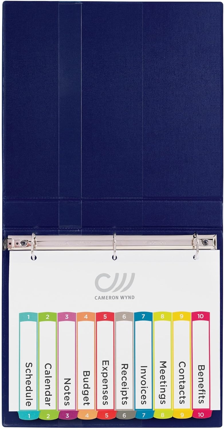 image:imageAvery Dividers for 3 Ring Binders 10 Tabs per Set Customizable Table of Contents Multicolor Arched Tabs Great for Organizing Reports Projects and More 36 Sets of 11842Dividers Pack of 36