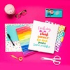image:imageAvery  Amy Tangerine Designer Binders 1 Round Rings 175Sheet Capacity Watercolor amp Canvas 2 Binders 268531