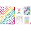 image:imageAvery  Amy Tangerine Designer Collection Big Tab Dividers for 3 Ring Binders 5Tab Set Rainbow Vibes 1 Set 113941 Count Pack of 2