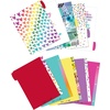 image:imageAvery  Amy Tangerine Designer Collection Big Tab Dividers for 3 Ring Binders 5Tab Set Rainbow Vibes 1 Set 113941 Count Pack of 2