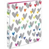 image:imageAvery  Amy Tangerine Designer Collection Binder 1 Round Rings 175Sheet Capacity Assorted Designs 26880 Pack of 6