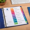 image:imageAvery 10 Tab Dividers for 3 Ring Binders Customizable Table of Contents Multicolor Tabs 24 Sets 1116910 tabs