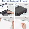 image:imageAvery 12Tab Binder Dividers Easy Print amp Apply Clear Label Strip Index Maker White Tabs 5 Sets 114295 Sets