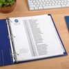 image:imageAvery 131 Dividers for 3 Ring Binders 31 Tabs per Set Customizable Table of Contents Classic White Tabs Great for Organizing Reports Projects and More 11128White