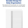 image:imageAvery 131 Dividers for 3 Ring Binders 31 Tabs per Set Customizable Table of Contents Classic White Tabs Great for Organizing Reports Projects and More 11128White