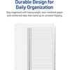 image:imageAvery 131 Dividers for 3 Ring Binders 31 Tabs per Set Customizable Table of Contents Classic White Tabs Great for Organizing Reports Projects and More 11128White