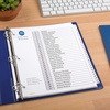 image:imageAvery 131 Dividers for 3 Ring Binders 31 Tabs per Set Customizable Table of Contents Classic White Tabs Great for Organizing Reports Projects and More 11128White