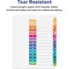 image:imageAvery 15 Tab Dividers for 3 Ring Binders Customizable Table of Contents Multicolor Tabs 6 Sets 111976 sets