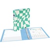 image:imageAvery 3 Ring Binder 1 Inch Round Rings Retro Collection Groovy Checks 268030