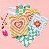 image:imageAvery 3 Ring Binder 1 Inch Round Rings Retro Collection Radiant Heart 268040