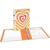 image:imageAvery 3 Ring Binder 1 Inch Round Rings Retro Collection Radiant Heart 268040