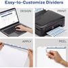 image:imageAvery 3Tab Dividers for 3 Ring Binder Easy Print amp Apply Clear Label Strip Index Maker Customizable White Tabs 25 Sets 1144525 Sets