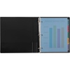 image:imageAvery 5 Tab Plastic Dividers for 3 Ring Binder Easy Print amp Apply Clear Label Strip Index Maker Customizable Multicolor Tabs 5 Sets 11452