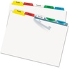 image:imageAvery 8 Tab Dividers for 3 Ring Binder Easy Print amp Apply Clear Label Strip Index Maker Customizable Multicolor Tabs 5 Sets 11419Clear