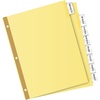 image:imageAvery 8Tab Binder Dividers Insertable Clear Big Tabs 1 Set 1111248 Sets