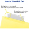 image:imageAvery 8Tab Binder Dividers Insertable Clear Big Tabs 1 Set 1111248 Sets