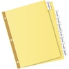 image:imageAvery 8Tab Binder Dividers Insertable Clear Big Tabs 1 Set 111128 Sets