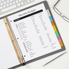 image:imageAvery 8Tab Binder Dividers Insertable Multicolor Big Tabs 1 Set 11123