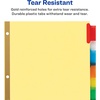 image:imageAvery 8Tab Binder Dividers for School Medical Office Supply or Home Organization Insertable Multicolor Big Tabs 6 Sets 1111148pack