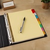 image:imageAvery 8Tab Binder Dividers for School Medical Office Supply or Home Organization Insertable Multicolor Big Tabs 6 Sets 1111148pack